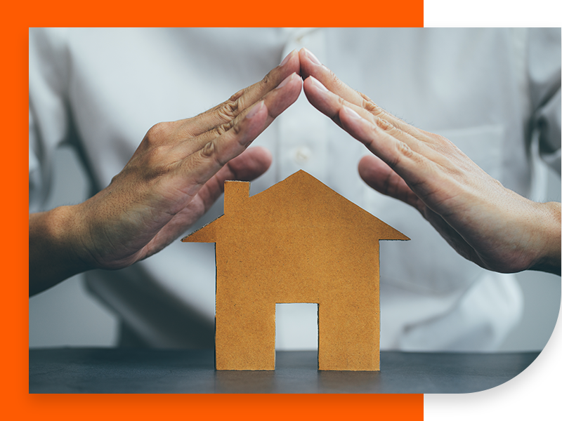 image of a protected home