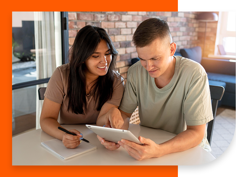 image of a couple shopping for insurance